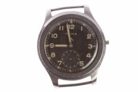 Lot 769 - GENTLEMAN'S CYMA MILITARY ISSUE STAINLESS...