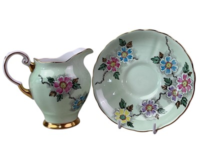 Lot 727 - TUSCAN CHINA TEA SERVICE
