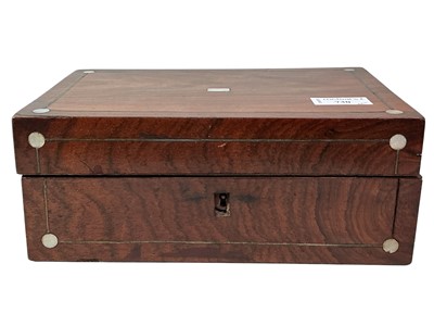 Lot 730 - ROSEWOOD CASKET