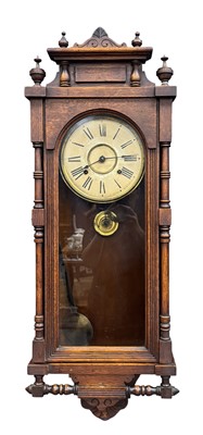 Lot 731 - VIENNA STYLE WALL CLOCK