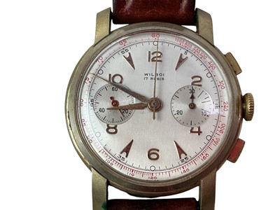 Lot 772 - GOLD PLATED MANUAL WIND WRIST WATCH