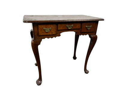 Lot 1368 - GEORGE III OAK LOWBOY