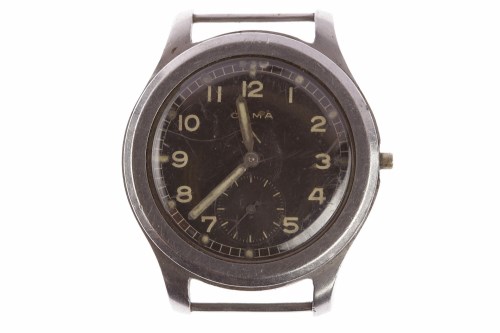Lot 777 - GENTLEMAN'S CYMA MILITARY ISSUE STAINLESS...