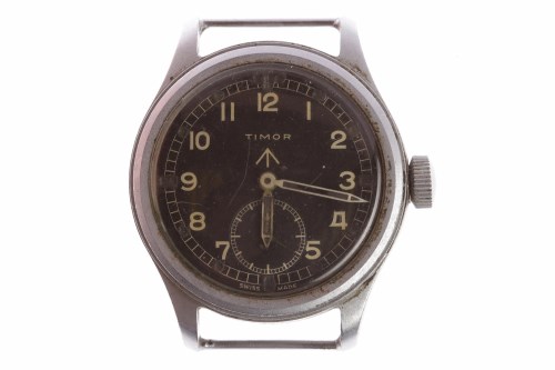 Lot 778 - GENTLEMAN'S TIMOR MILITARY ISSUE STAINLESS...