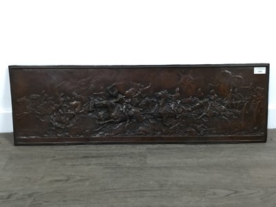 Lot 1365 - BRONZED WALL PLAQUE