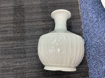Lot 1432 - CHINESE CELADON VASE
