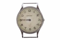 Lot 785 - GENTLEMAN'S LONGINES MILITARY ISSUE STAINLESS...
