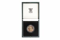 Lot 559 - GOLD PROOF DOUBLE SOVEREIGN DATED 1990 in...