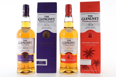 Lot 74 - GLENLIVET CARIBBEAN RESERVE AND CAPTAIN'S RESERVE