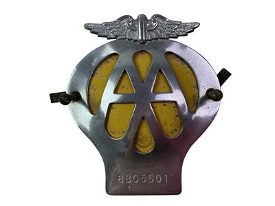 Lot 804 - AA CAR BADGE