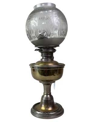 Lot 762 - REPRODUCTION OIL LAMP