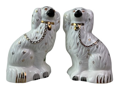 Lot 764 - PAIR OF BESWICK WALLY DOGS