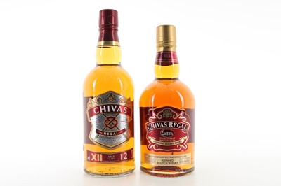 Lot 192 - CHIVAS REGAL EXTRA OLOROSO MATURED AND 12 YEAR OLD 75CL