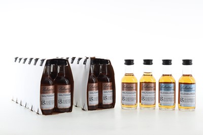 Lot 168 - 26 MILTONDUFF 15 YEAR OLD MINIATURES