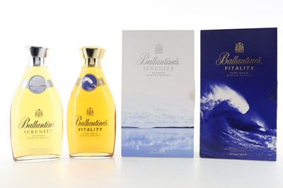 Lot 203 - BALLANTINE'S SERENITY 50CL AND VITALITY 50CL