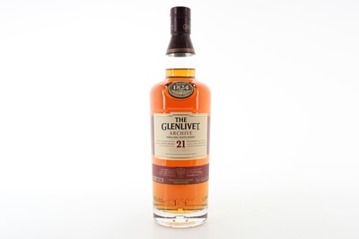 Lot 207 - GLENLIVET 21 YEAR OLD ARCHIVE 75CL