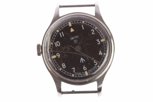 Lot 798 - GENTLEMAN'S SMITHS MILITARY ISSUE STAINLESS...