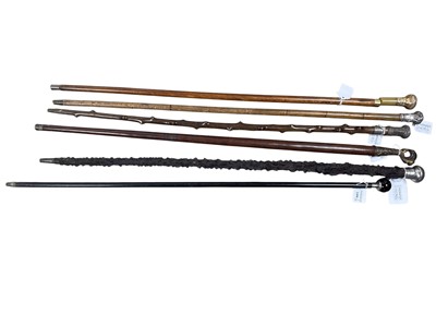 Lot 1408 - COLLECTION OF WALKING CANES