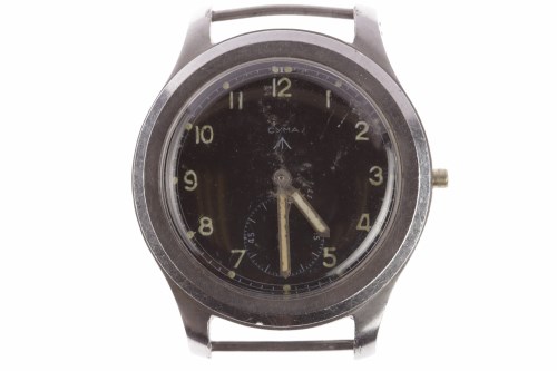 Lot 800 - GENTLEMAN'S CYMA MILITARY ISSUE STAINLESS...