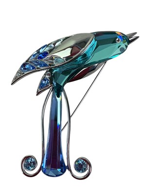 Lot 742 - DANIEL SWAROVSKI PARADISE BIRD BROOCH