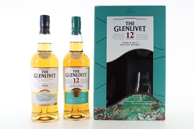 Lot 218 - GLENLIVET 12 YEAR OLD GIFT PACK AND GLENLIVET BALLOCH RESERVE