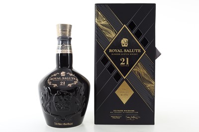 Lot 220 - CHIVAS ROYAL SALUTE 21 YEAR OLD KRISTJANA S WILLIAMS PEATED BLEND