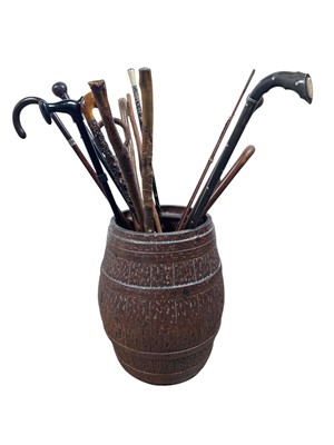 Lot 813 - CERAMIC STICK STAND