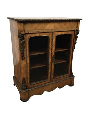 Lot 1405 - FRENCH KINGWOOD BOOKCASE