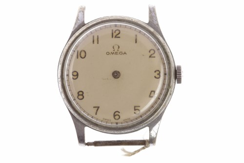 Lot 807 - GENTLEMAN'S OMEGA MILITARY ISSUE STAINLESS...
