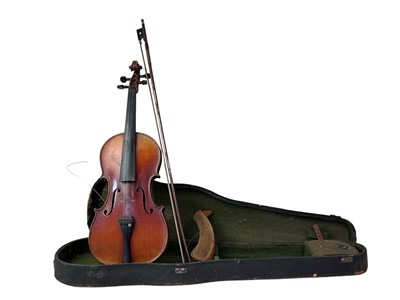 Lot 1042 - VIOLIN AND BOW