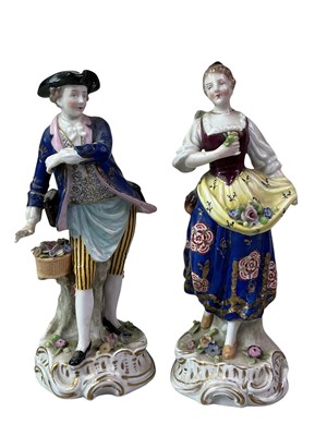 Lot 836 - THREE VICTORIAN CERAMIC FIGURES