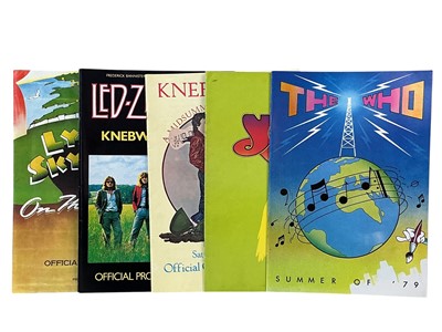 Lot 445 - GROUP OF ORIGINAL MUSIC PROGRAMMES