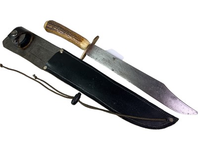Lot 38 - MARSHES & SHEPHERD BOWIE KNIFE