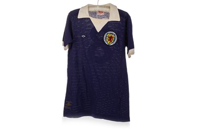 Lot 1756 - KENNY DALGLISH SCOTLAND INTERNATIONAL HOME JERSEY