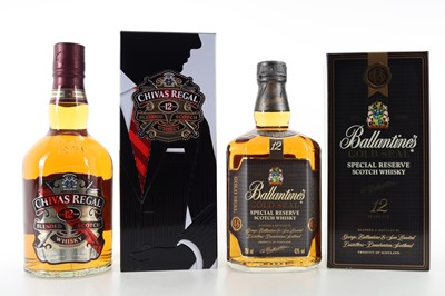 Lot 258 - CHIVAS REGAL 12 YEAR OLD 75CL AND BALLANTINE'S GOLD SEAL 75CL