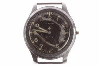 Lot 824 - GENTLEMAN'S CYMA MILITARY ISSUE STAINLESS...