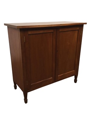 Lot 330A - TEAK TWO DOOR CUPBOARD