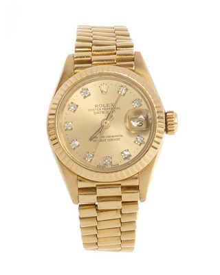 Lot 839 - ROLEX DATEJUST