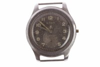 Lot 828 - GENTLEMAN'S CYMA MILITARY ISSUE STAINLESS...
