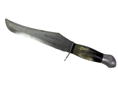 Lot 95 - VINTAGE HUNTING KNIFE