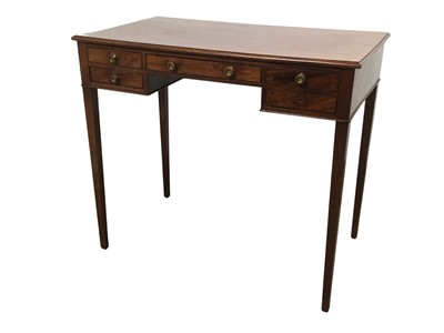 Lot 421 - LATE VICTORIAN MAHOGANY SIDE TABLE