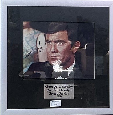 Lot 250 - GEORGE LAZENBY (JAMES BOND) SIGNED PHOTOGRAPH