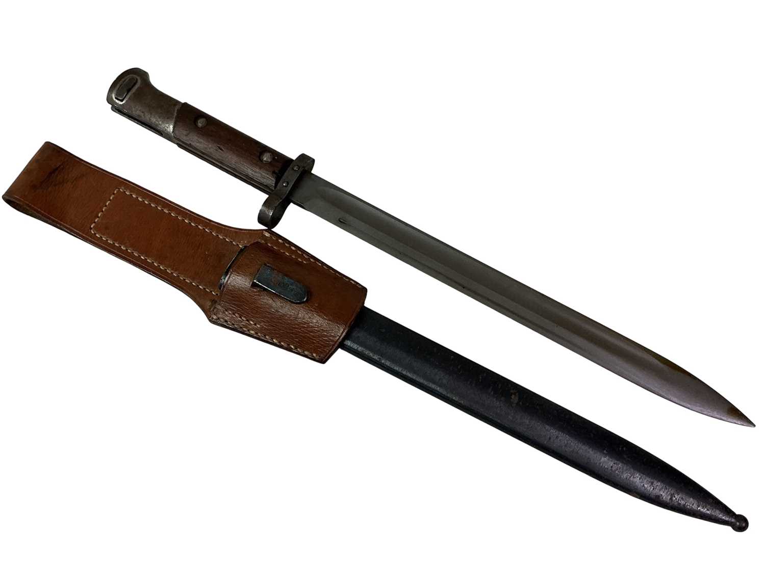 Lot 44 - WWII AUSTRIAN MODEL 1895 MANNLICHER BAYONET
