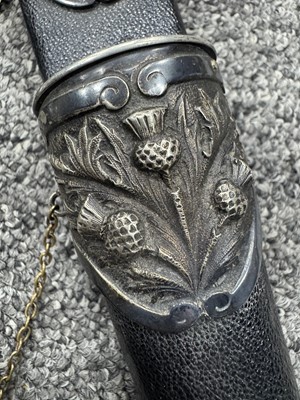 Lot 50 - SCOTTISH OFFICER'S DIRK