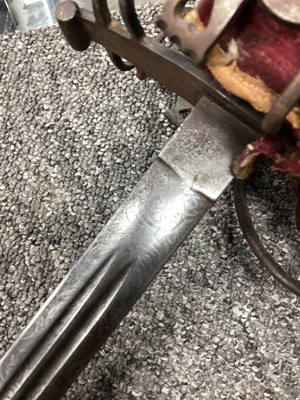 Lot 53 - SCOTTISH BROAD SWORD
