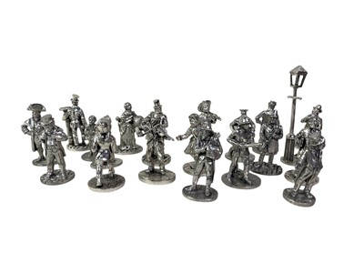 Lot 29 - COLLECTION OF WHITE METAL FIGURES