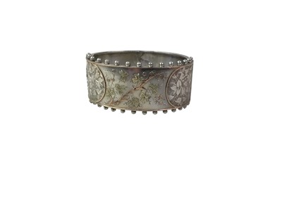 Lot 44 - TWO SILVER BANGLES