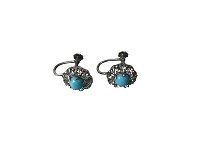 Lot 48 - GROUP OF TEN PAIRS OF EARRINGS