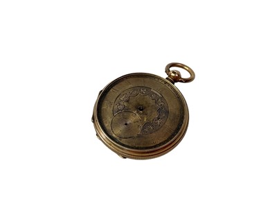 Lot 589A - GOLD POCKET WATCH