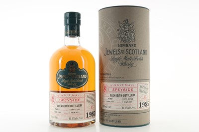 Lot 105 - **GLEN KEITH 1985 30 YEAR OLD LOMBARD JEWELS OF SCOTLAND